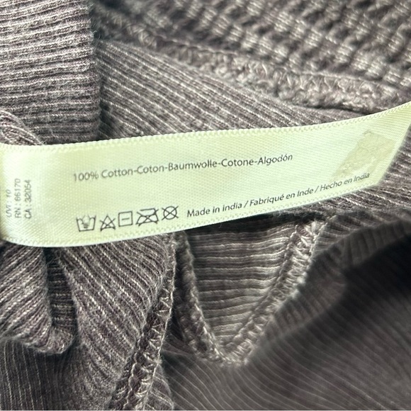 FP One Waffle Knit Scout Thermal Button-Up Shirt Jacket Large - Picture 5 of 5